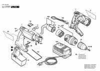 Bosch 0 601 946 485 Gsr 14,4 Vpe-2 Cordless Screw Driver 14.4 V / Eu Spare Parts